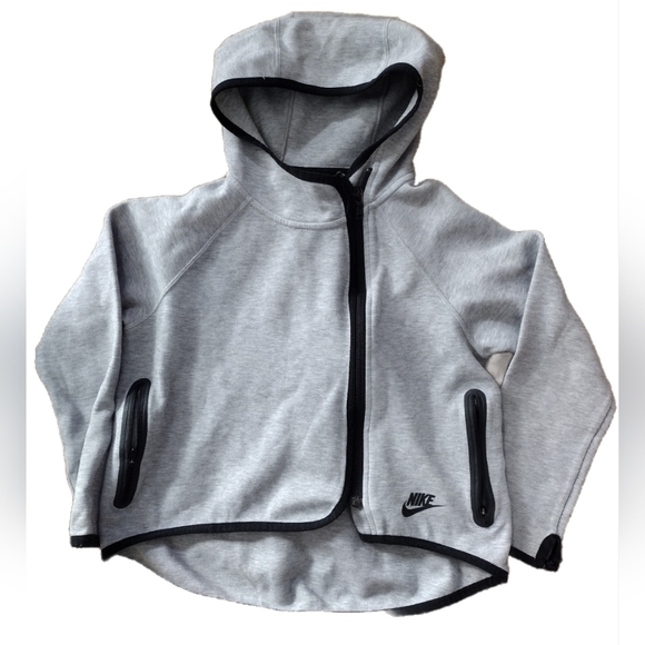 NIKE ASYMMETRICAL ZIPPERED HOODIE CHILD'S SIZE SMALL - Picture 2 of 6